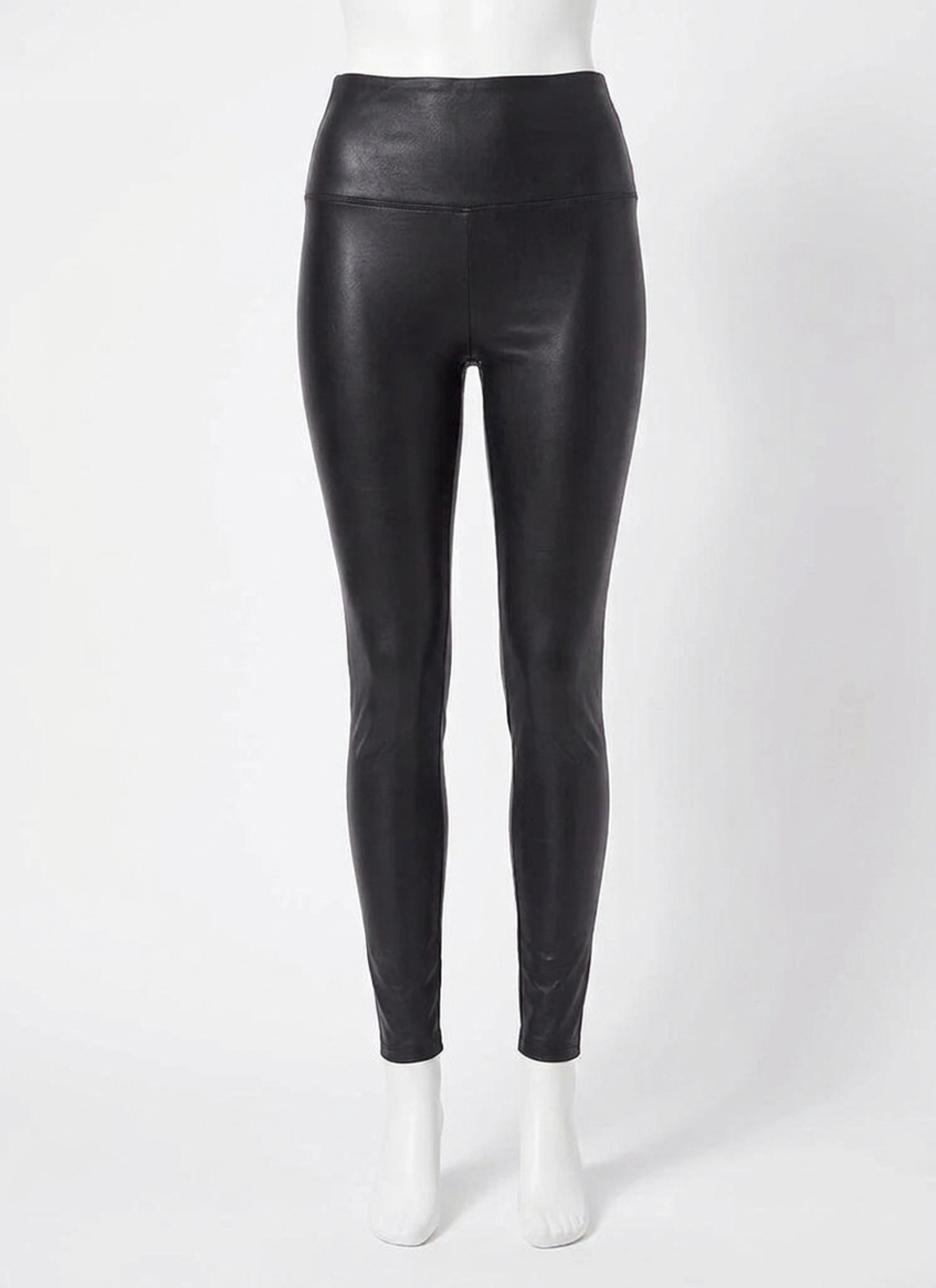 NEW LYSSE textured leather legging in kohl black